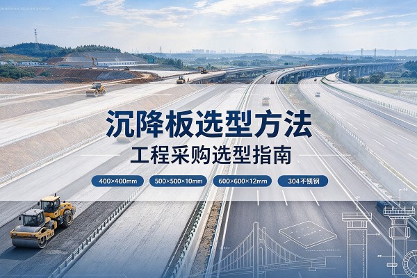 共青城沉降板选择方法