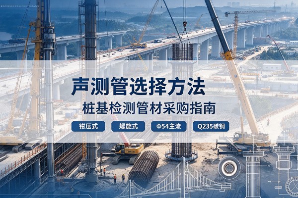 共青城声测管选型标准
