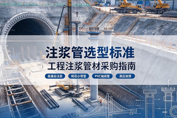 共青城注浆管选型标准