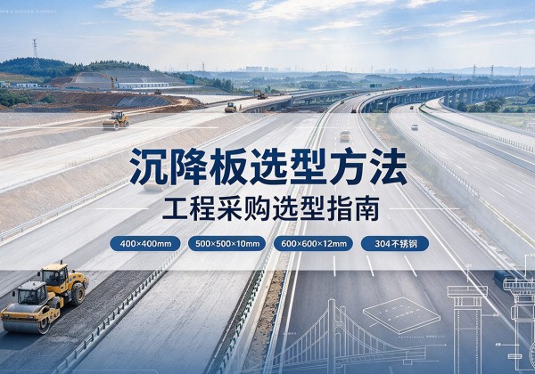 共青城沉降板选择方法
